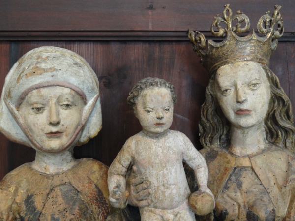 Talla gótica alemana con la Virgen y el niño.Millesgården.Foto R.Puig